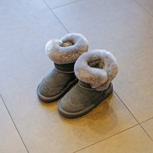 Παιδικές μπότες για κορίτσια με χνούδι σε διάφορα χρώματα