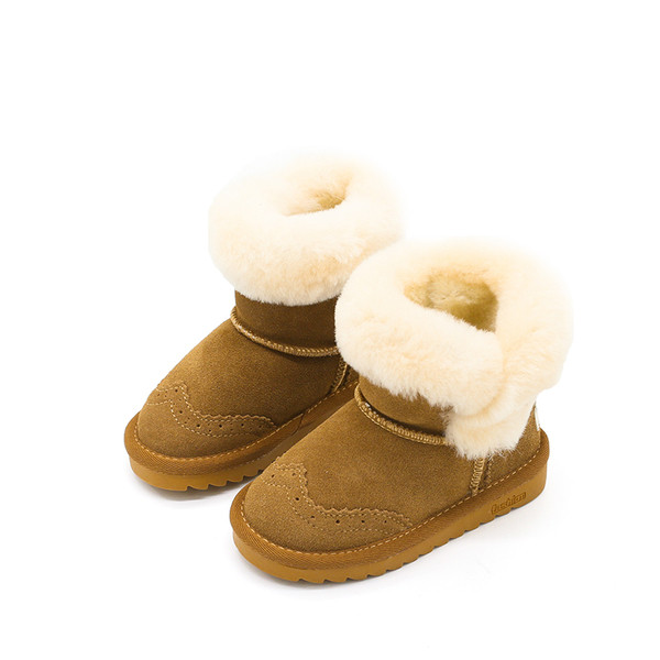 Παιδικές μπότες για κορίτσια με χνούδι σε διάφορα χρώματα