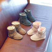 Κομψές παιδικές μπότες για κορίτσια σε τρία χρώματα