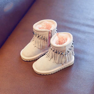 Κομψές παιδικές μπότες για κορίτσια σε τρία χρώματα