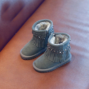 Κομψές παιδικές μπότες για κορίτσια σε τρία χρώματα