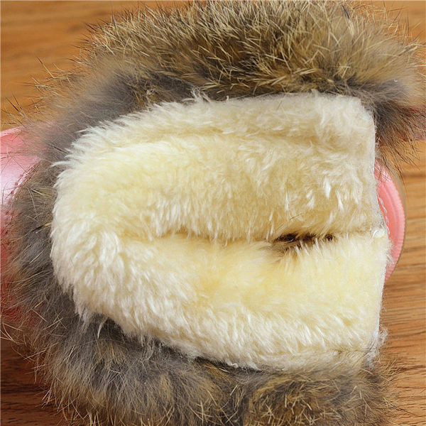 Детски зимни боти за момичета с лепенки и пух в три цвята