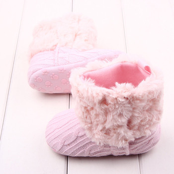 Ζεστή μπότες χειμωνιάτικου μωρού σε τέσσερα χρώματα