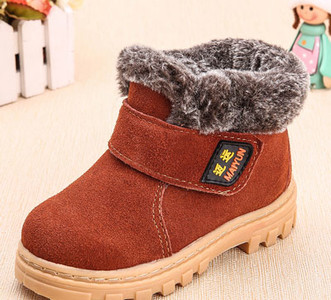 Παιδικές χειμωνιάτικες μπότες για κορίτσια και αγόρια με αυτοκόλλητα σε διάφορα χρώματα