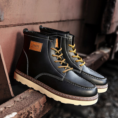 Ανδρικές δερμάτινες μπότες σε τρία χρώματα