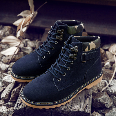 Χειμερινές μπότες ανδρών με ανθεκτική σόλα