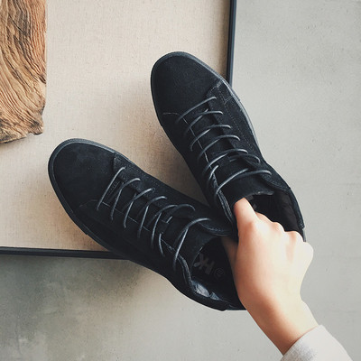 Κομψά πάνινα παπούτσια ανδρών σε τρία χρώματα με επίπεδη σόλα