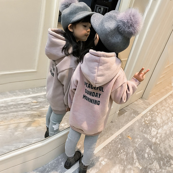 Παιδική μπλούζα με κουκούλα και γραβάτες για κορίτσια