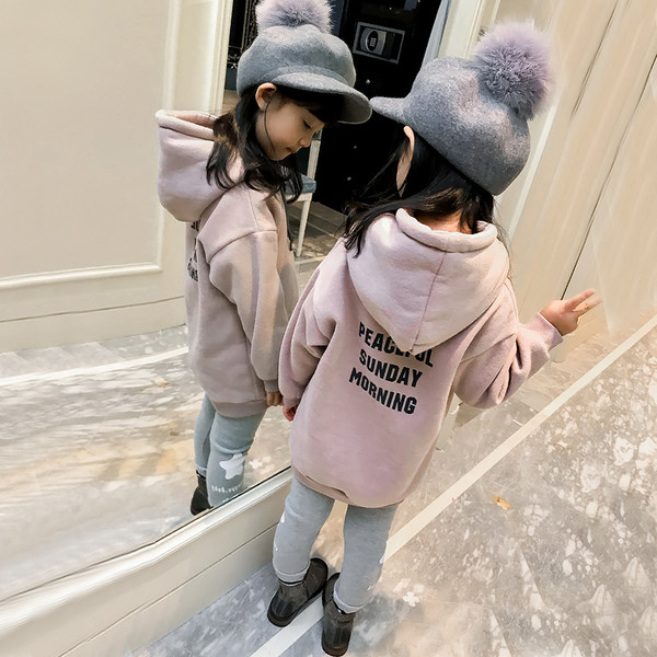 Παιδική μπλούζα με κουκούλα και γραβάτες για κορίτσια