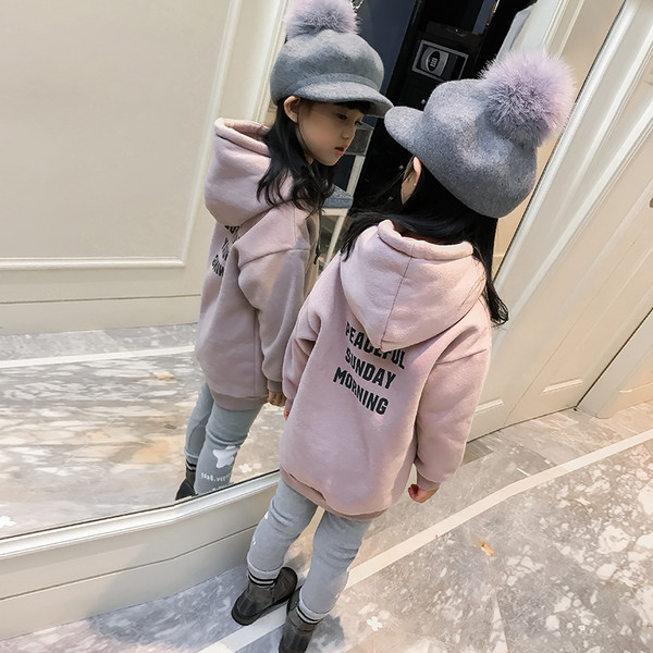 Παιδική μπλούζα με κουκούλα και γραβάτες για κορίτσια