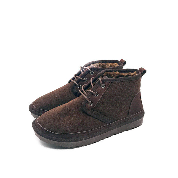 Χειμωνιάτικες μπότες ανδρών σε τρία χρώματα από οικολογικό σουέτ