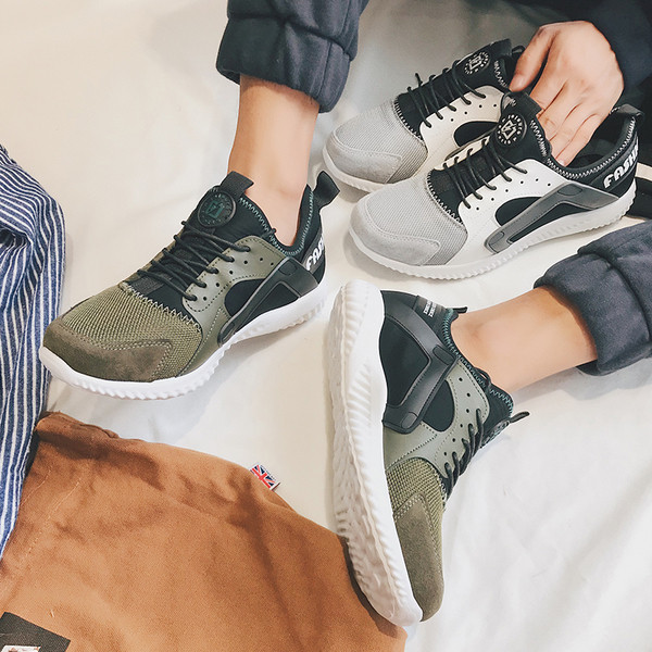 Αθλητικά παπούτσια ανδρών σε δύο αποχρώσεις