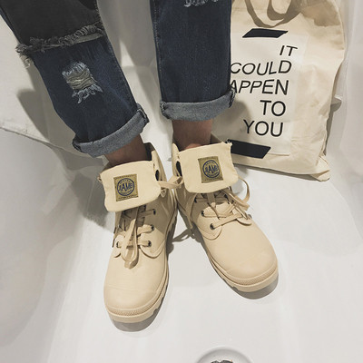 Χειμερινές μπότες ανδρικές με ανθεκτική σόλα σε δύο χρώματα