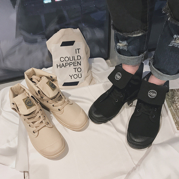 Χειμερινές μπότες ανδρικές με ανθεκτική σόλα σε δύο χρώματα