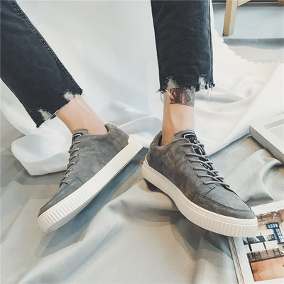 Κομψά πάνινα παπούτσια ανδρών από οικολογικό σουέτ σε τρία χρώματα