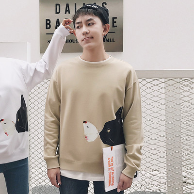 Unisex φούστα με μακρύ μανίκι φθινόπωρο με ενδιαφέρουσα εφαρμογή