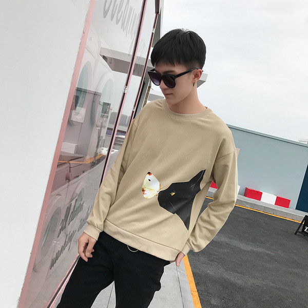 Unisex φούστα με μακρύ μανίκι φθινόπωρο με ενδιαφέρουσα εφαρμογή