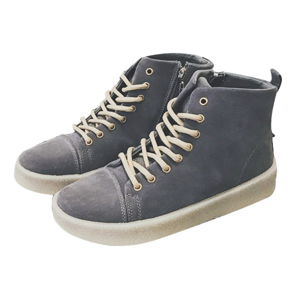 Χαμηλά και ψηλά μοντέλα κάλτσες από σουέτ και φερμουάρ