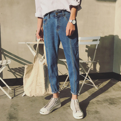 Μεγάλα τζιν φθινοπωρινά-χειμωνιάτικα ανδρικά σε 2 χρώματα