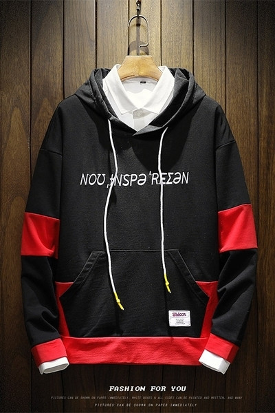 Ανδρικά μπλούζα σε 2 κομψούς χρωματικούς συνδυασμούς