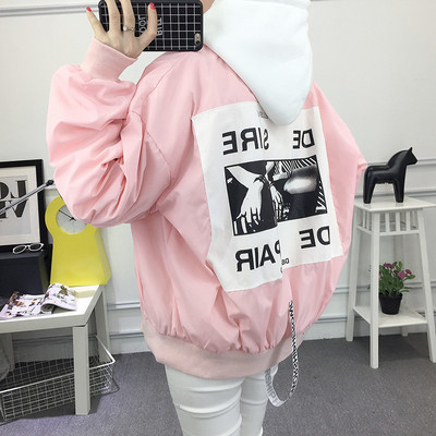 Καθημερινή σπορ σακάκι για κυρίες σε ευρύ μοτίβο, σε διάφορα χρώματα