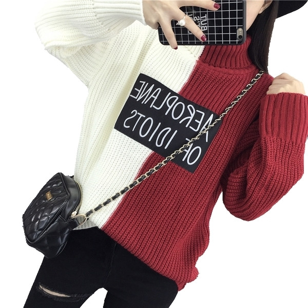 Γυναικείο φούτερ χειμώνα-μπλούζα σε δύο χρώματα, εντυπωσιακά χρώματα