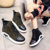 Περιστασιακά κυρίες πάνινα παπούτσια σε δύο χρώματα