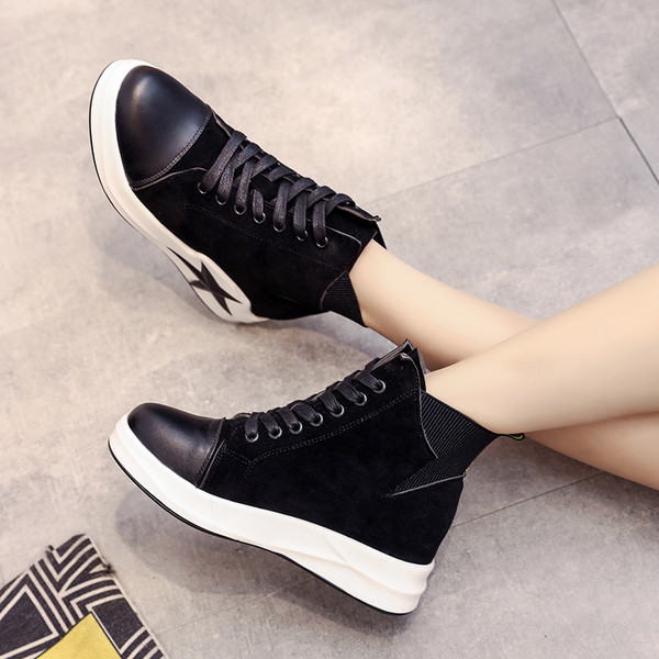 Περιστασιακά κυρίες πάνινα παπούτσια σε δύο χρώματα