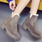 Καθημερινές ελαφρές μπότες κυρίες με ανθεκτική σόλα σε δύο χρώματα