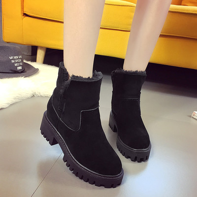 Καθημερινές ελαφρές μπότες κυρίες με ανθεκτική σόλα σε δύο χρώματα