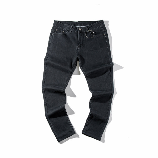 Μονόπρινα τζιν μοντέρνα με δαχτυλίδι, σε τρία χρώματα