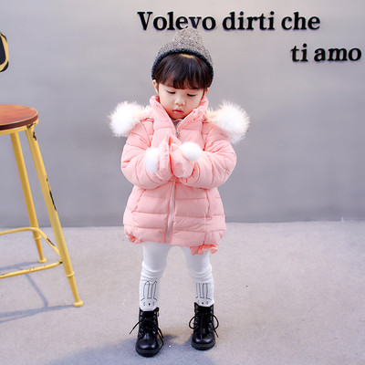 Παιδικό χειμωνιάτικο σακάκι με πίσω κορδέλα και κουκούλα με κουκούλα