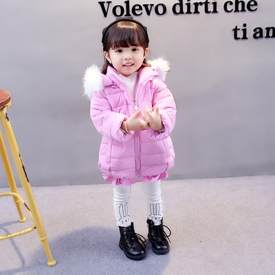 Παιδικό χειμωνιάτικο σακάκι με πίσω κορδέλα και κουκούλα με κουκούλα