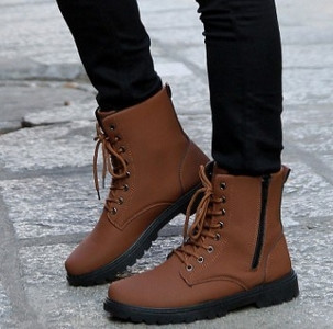 Ζεστές ανδρικές μπότες με ανθεκτική σόλα σε διαφορετικά χρώματα