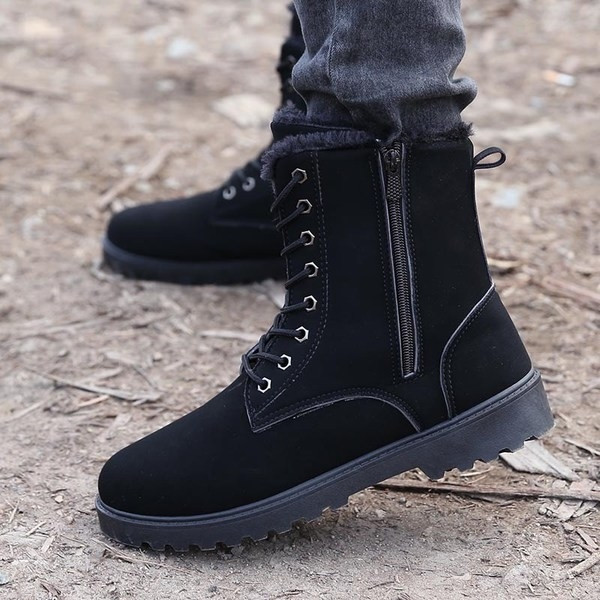 Ζεστές ανδρικές μπότες με ανθεκτική σόλα σε διαφορετικά χρώματα
