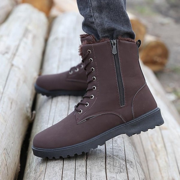 Ζεστές ανδρικές μπότες με ανθεκτική σόλα σε διαφορετικά χρώματα