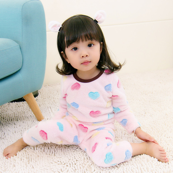 Παιδική πιτζάμες για κορίτσια σε δύο αποχρώσεις