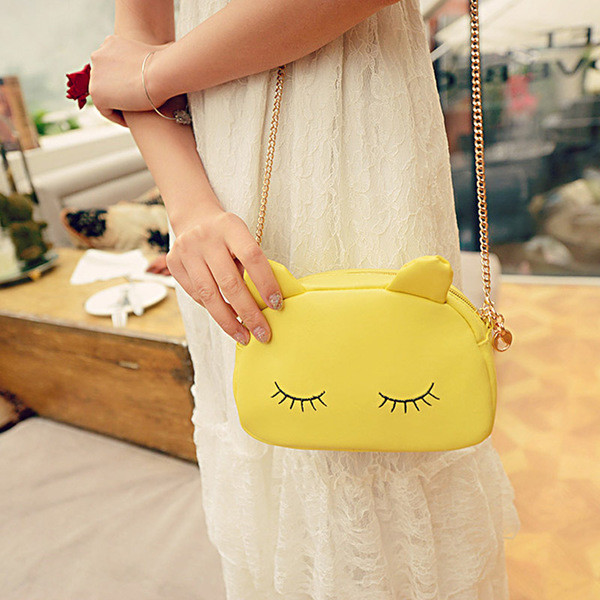 Τσάντα γλυκού μίνι κυρία με αυτιά σε διάφορα χρώματα