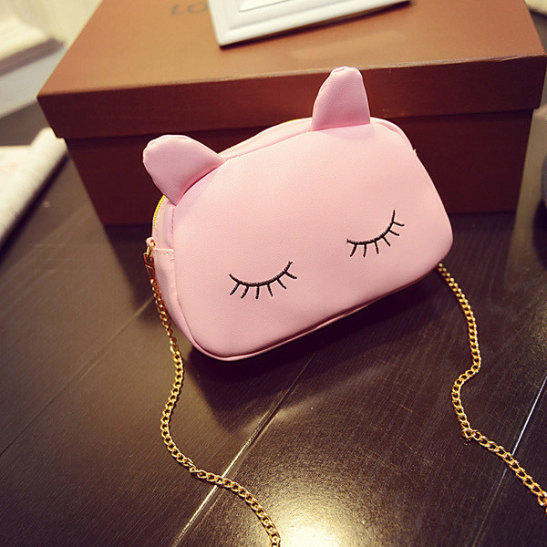 Τσάντα γλυκού μίνι κυρία με αυτιά σε διάφορα χρώματα