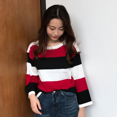 Γυναικεία casual μπλούζα με μακριά μανίκια σε δύο χρώματα