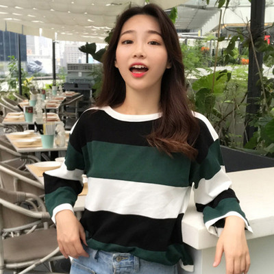 Γυναικεία casual μπλούζα με μακριά μανίκια σε δύο χρώματα