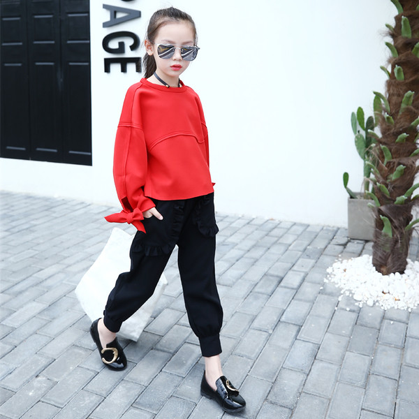 Κομψή παιδική μπλούζα για κορίτσια με πλάτη