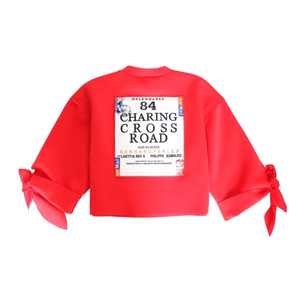 Κομψή παιδική μπλούζα για κορίτσια με πλάτη