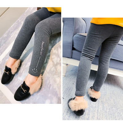 Παιδική καθημερινή σφήνα για κορίτσια με φιλί και χαμόγελο σε μαύρο και γκρι