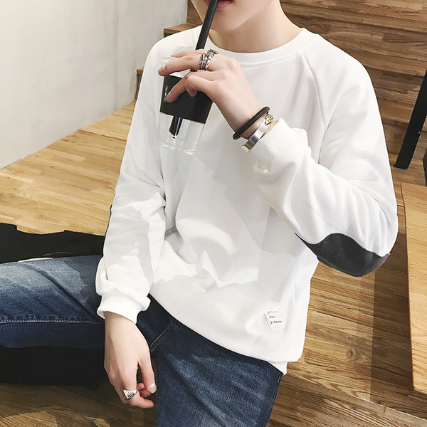 Ежедневен пуловер с О-образна яка в няколко цвята