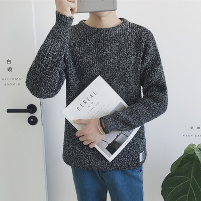 Κομψό, περιστασιακό πουλόβερ για άνδρες με κολάρο σε σχήμα O σε διάφορα χρώματα