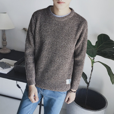 Κομψό, περιστασιακό πουλόβερ για άνδρες με κολάρο σε σχήμα O σε διάφορα χρώματα