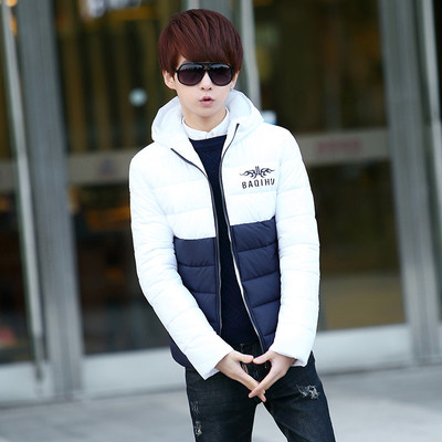 Χειμερινό σπορ-κομψό ανδρικό σακάκι με κουκούλα σε διάφορα χρώματα