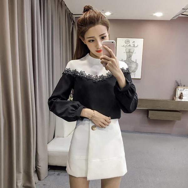 Κομψό γυναικείο μπλουζοφόρεμα με floral κεντήματα σε τρία χρώματα