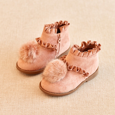 Κομψές παιδικές μπότες για κορίτσια με ρουφηξιά σε τέσσερα χρώματα